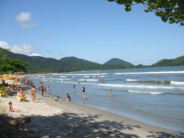 Aptos Familia Com Ar Condicionado Ubatuba Praia Pereque Acu 外观 照片